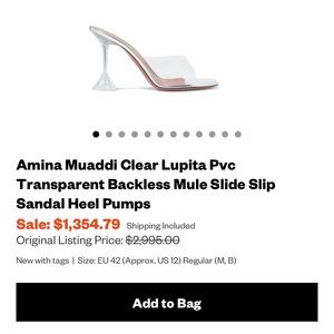 Amina Muaddi lupita pvc heals